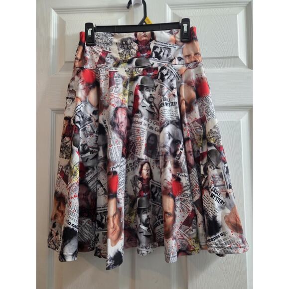 Unbranded Dresses & Skirts - Womans Serial Killer Midi A Line Skirt Halloween Cosplay Manson Hannibal Lecter